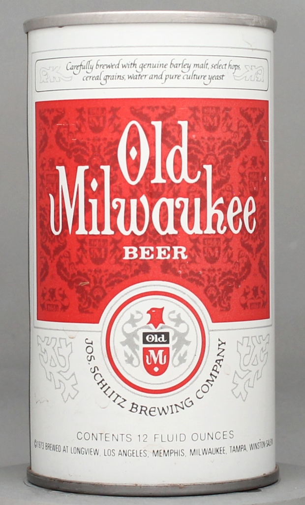 Old Milwaukee Beer 12 Oz Tab Top Can