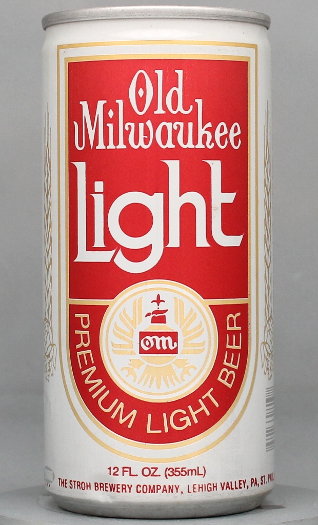 Old Milwaukee Light Premium Light Beer 12 Oz Tab Top Can