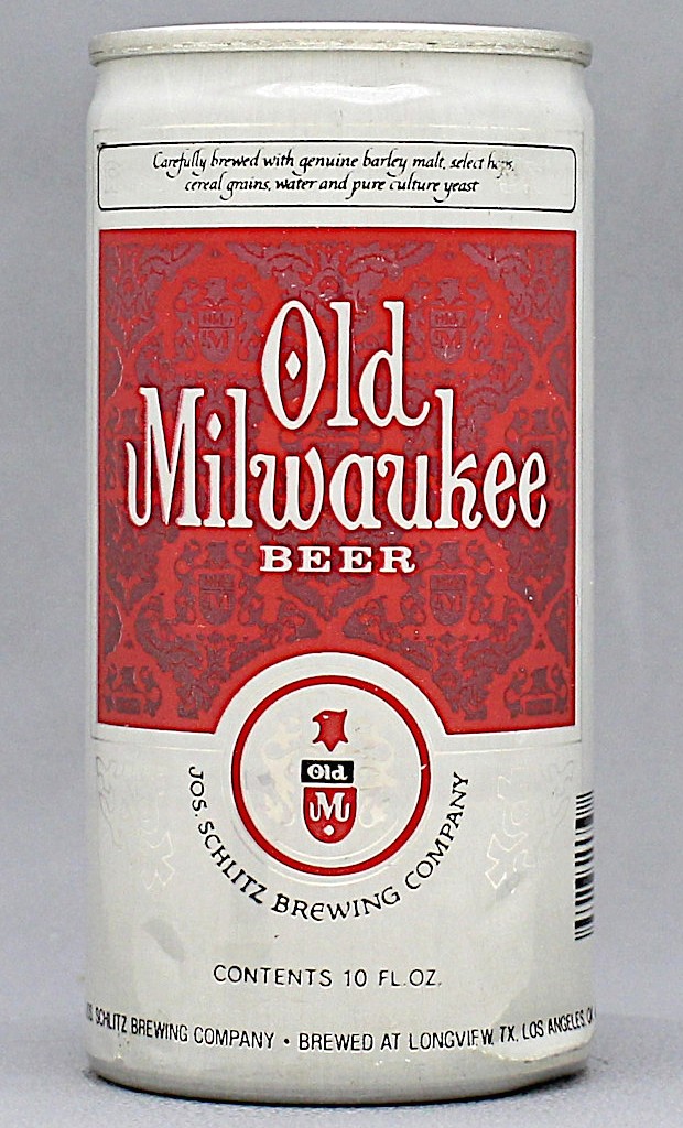 Old Milwaukee Beer 10 Oz Tab Top Can