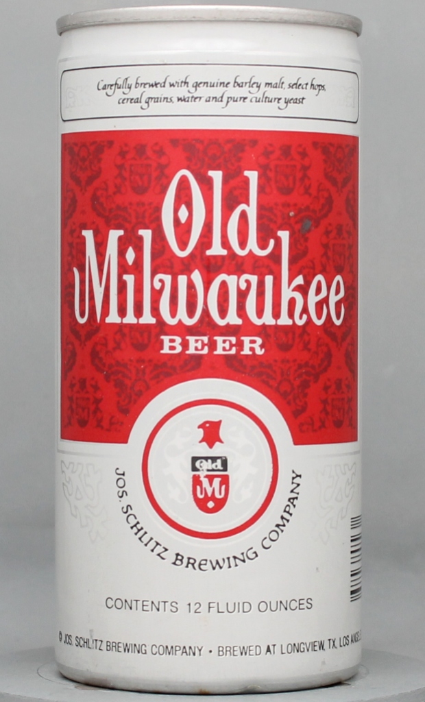 Old Milwaukee Beer 12 Oz Tab Top Can