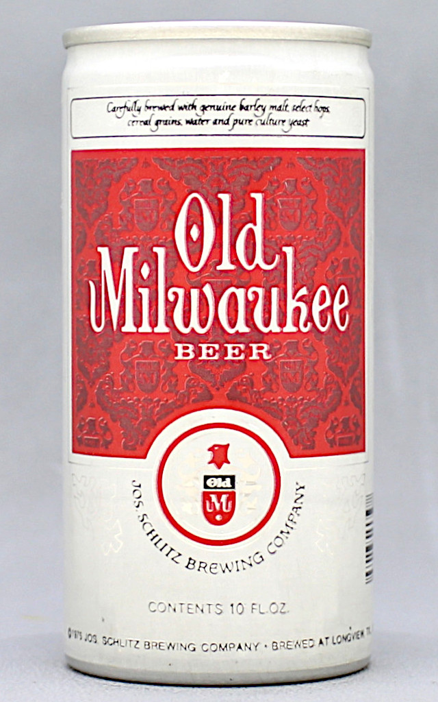 Old Milwaukee Beer 10 Oz Tab Top Can