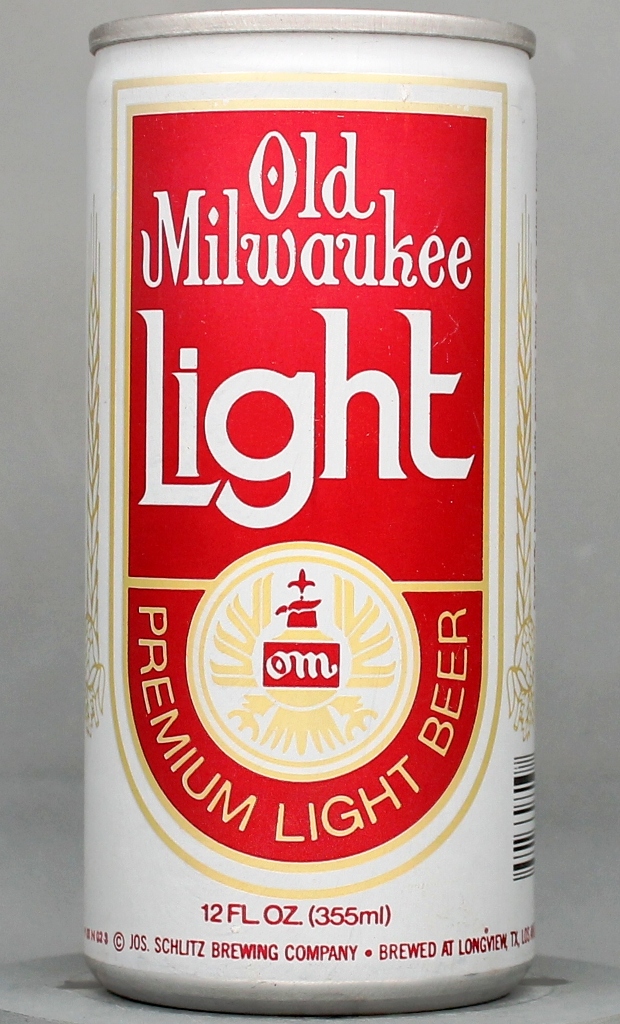 Old Milwaukee Light Premium Beer 12 Oz Tab Top Can