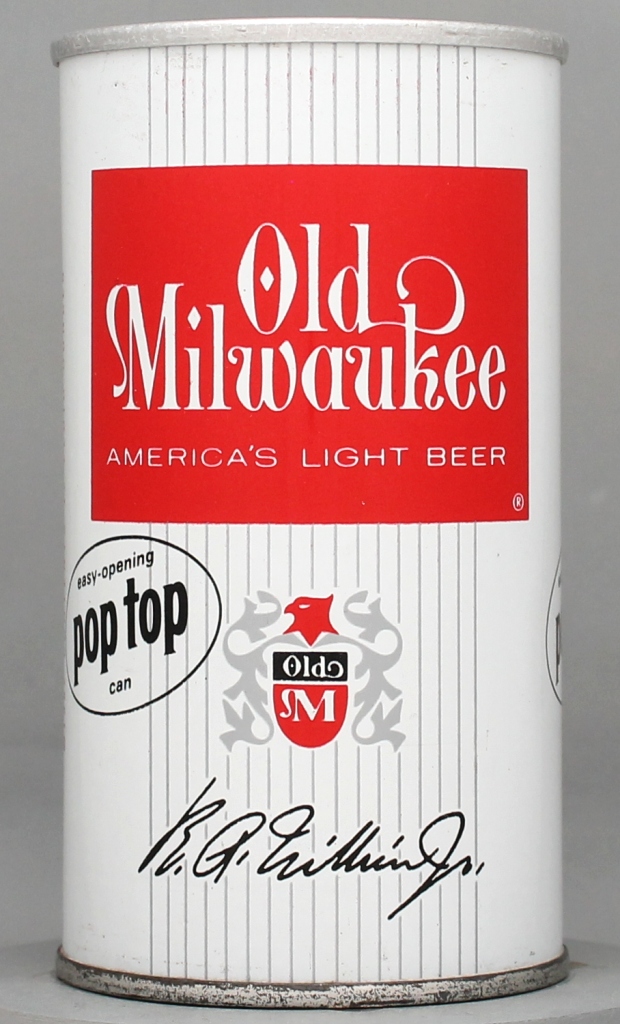 Old Milwaukee America's Light Beer 12 Oz Zip Top Can