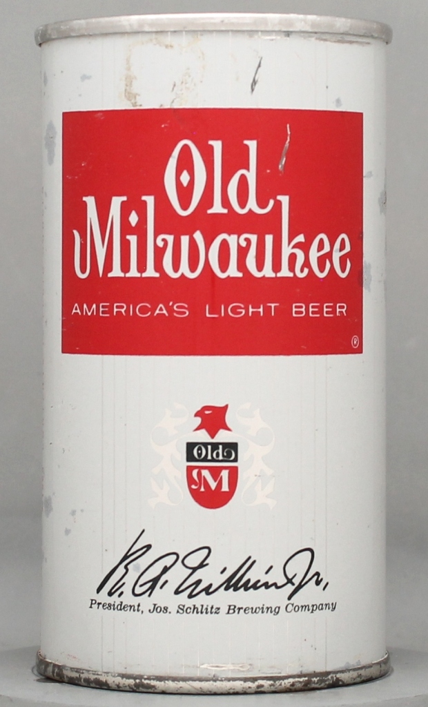 Old Milwaukee America's Light Beer 12 Oz Tab Top Can