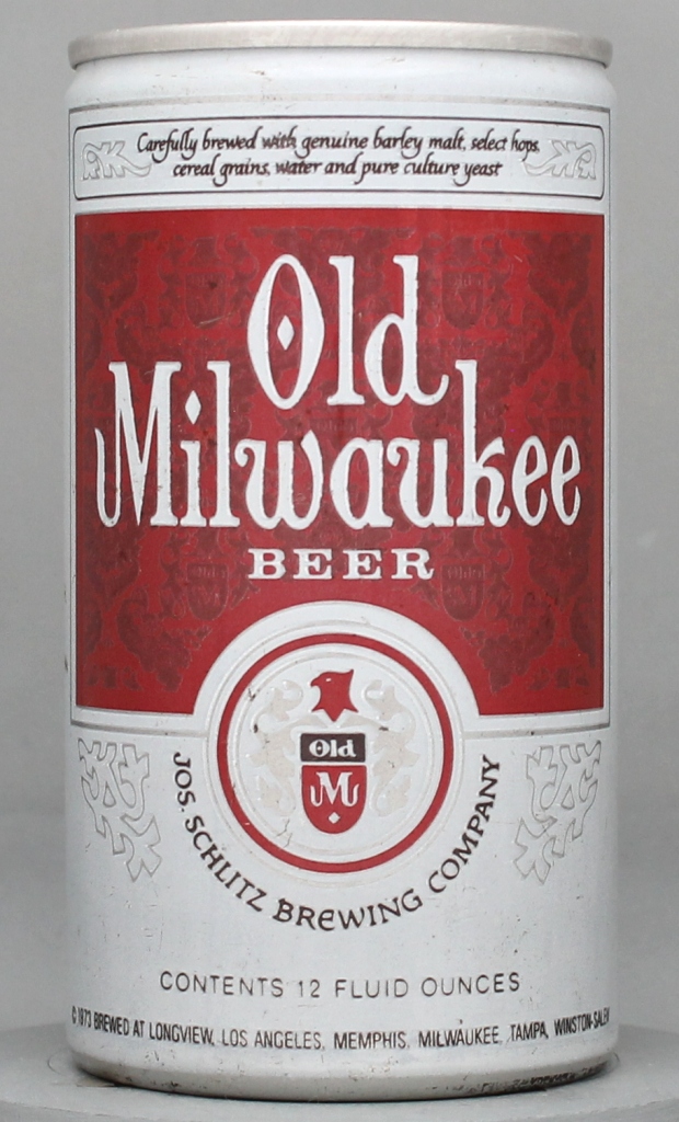Old Milwaukee Beer 12 Oz Tab Top Can