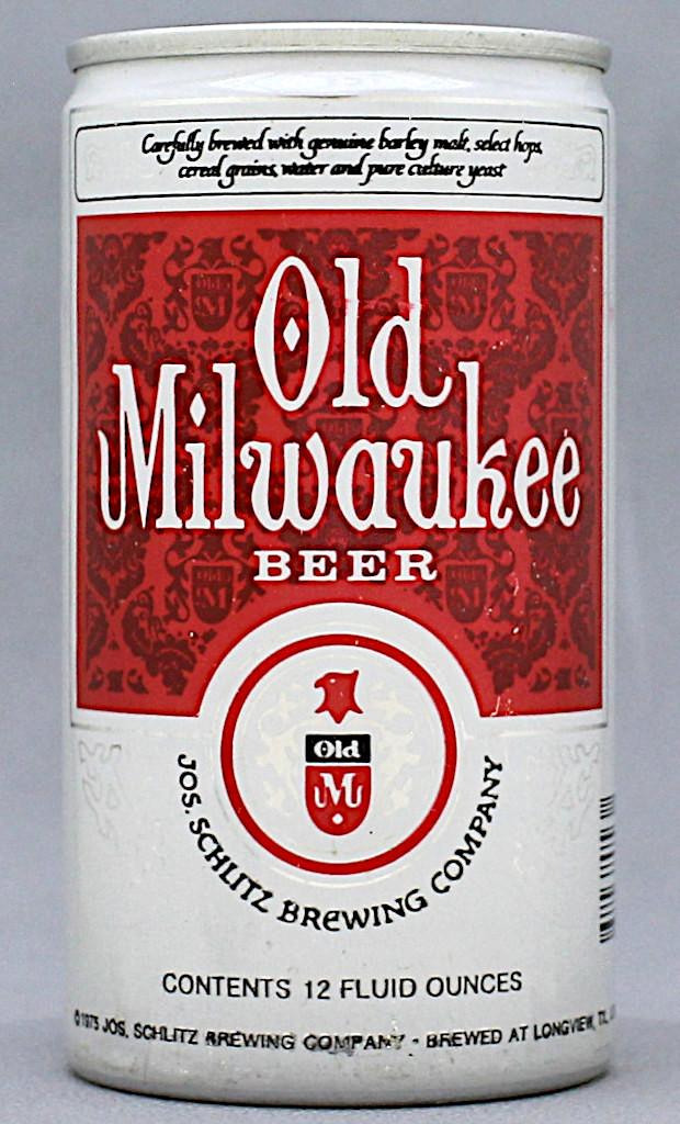 Old Milwaukee Beer 12 Oz Tab Top Can