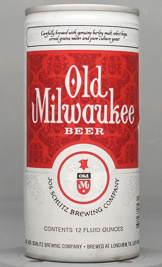 Old Milwaukee Beer 12 Oz Tab Top Can