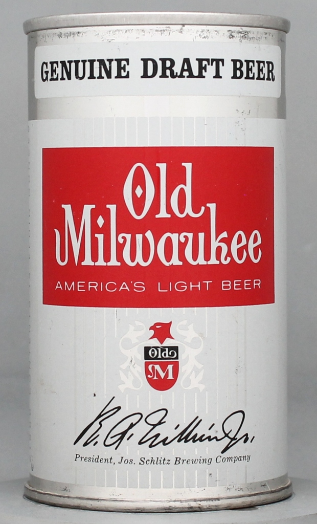 Old Milwaukee Genuine America's Light Genuine Draft 12 Oz Tab Top Can
