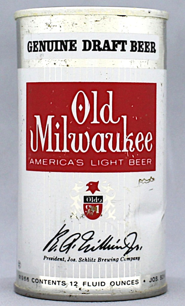 Old Milwaukee Genuine America's Light Beer 12 Oz Tab Top Can