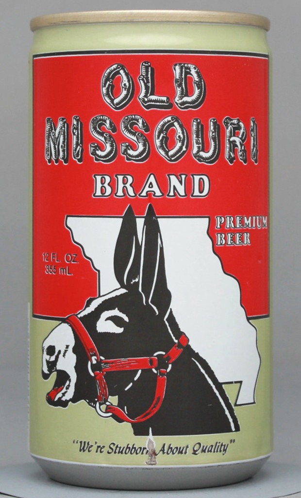 Old Missouri Brand Premium Beer 12 Oz Tab Top Can