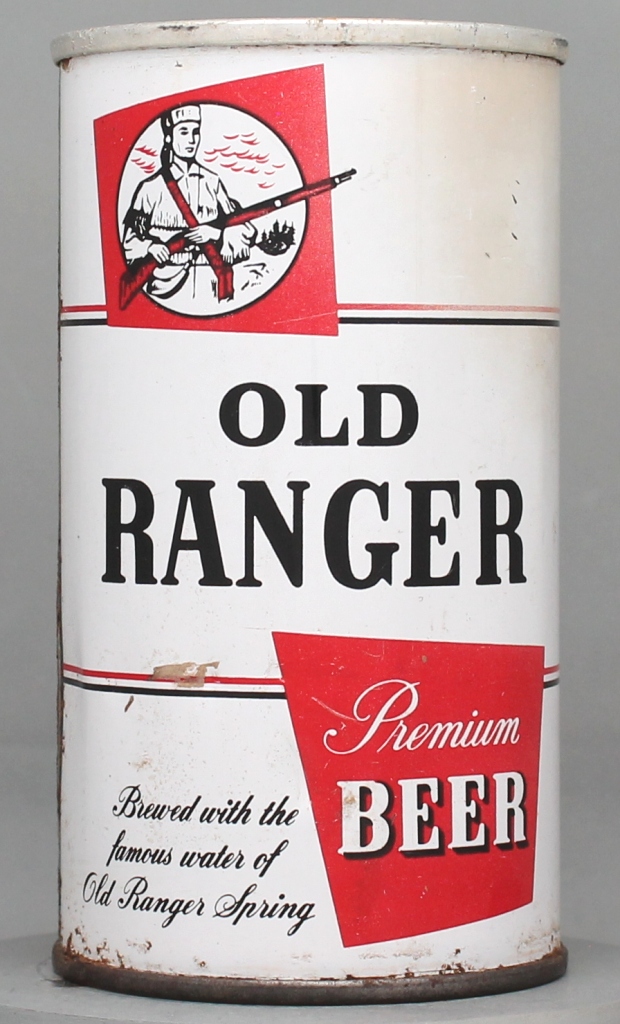 Old Ranger Beer 12 Oz Zip/Tab Top Can