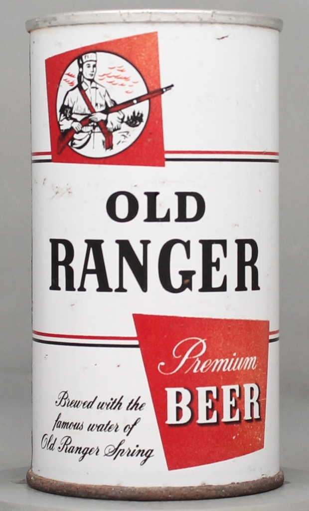 Old Ranger Beer 12 Oz Zip Top Can