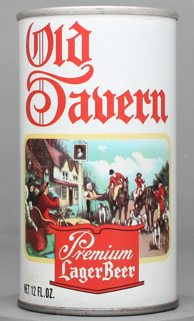 Old Tavern Premium Lager Beer 12 Oz Zip/Tab/Insert Top Can