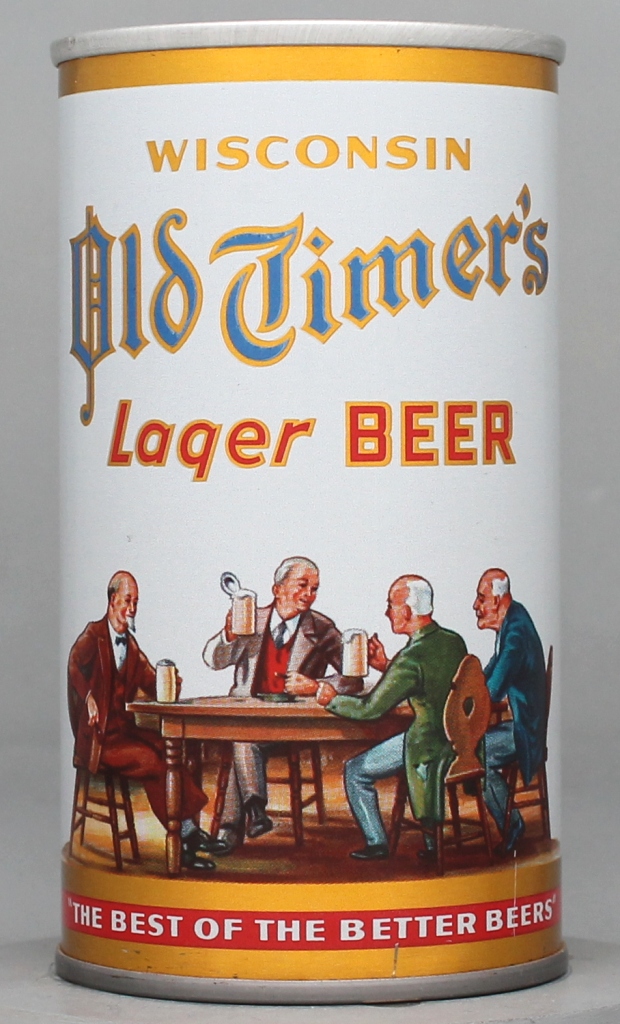 Old Timer's Lager Beer 12 Oz Tab Top Can