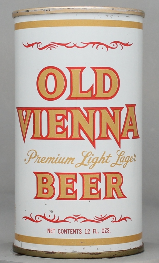 Old Vienna Premium Light Beer 12 Oz Tab/Insert Top Can