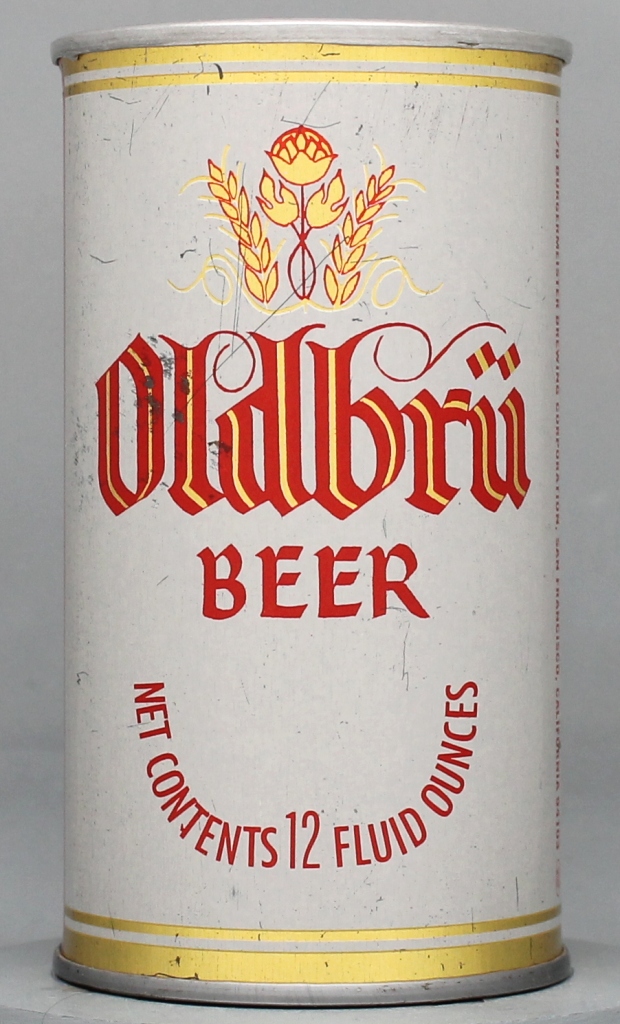 Oldbru Beer 12 Oz Tab Top Can
