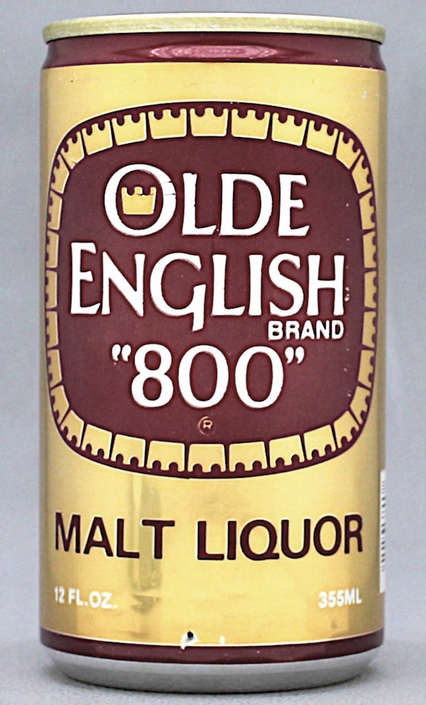 Olde English Brand "800" Malt Liquor 12 Oz Tab Top Can