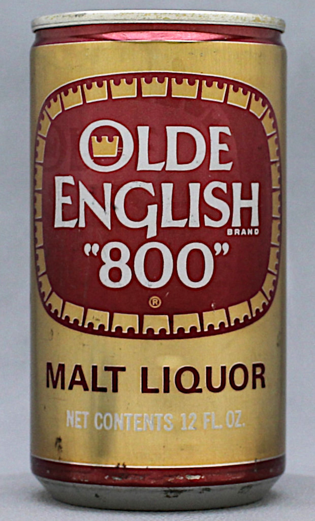 Olde English Brand 800 Malt Liquor 12 Oz Tab Top Can