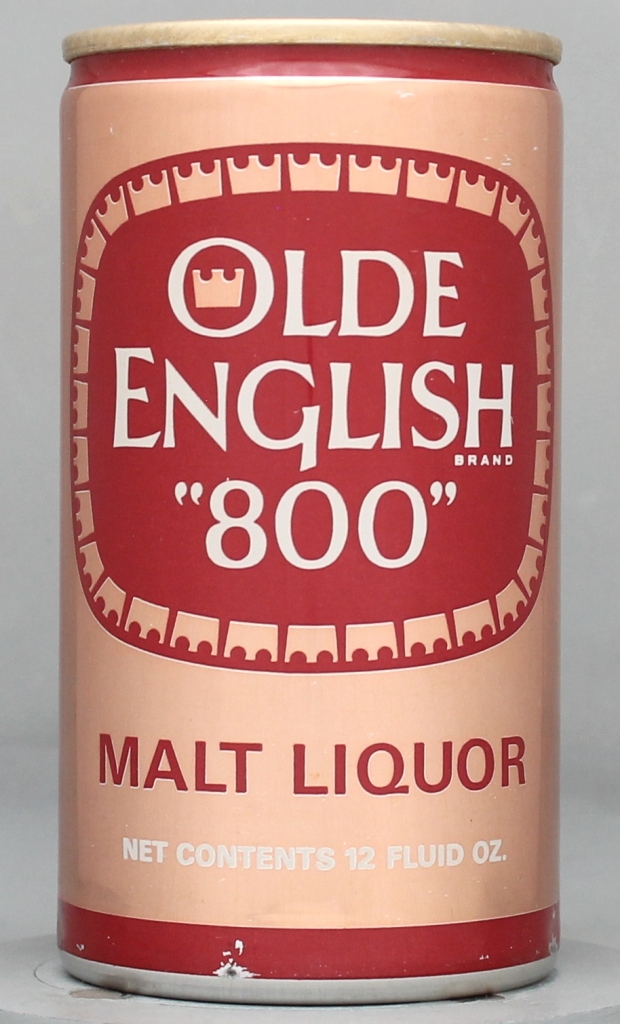 Olde English Brand 800 Malt Liquor 12 Oz Tab Top Can