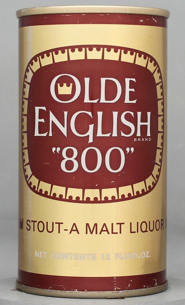 Olde English Brand 800 Stout Malt Liquor 12 Oz Tab Top Can