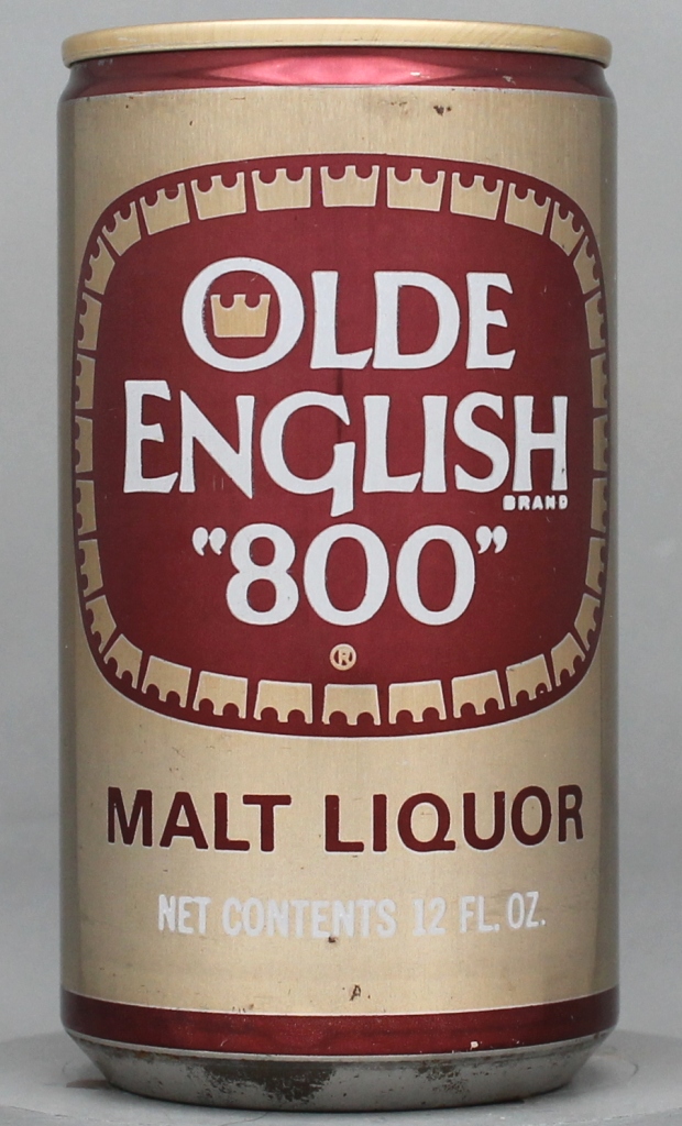 Olde English Brand 800 Malt Liquor 12 Oz Tab Top Can