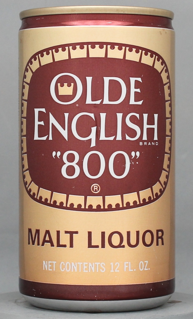 Olde English Brand "800" Malt Liquor 12 Oz Tab/Stay Top Can