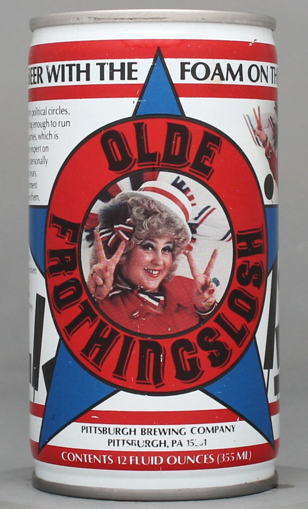 Olde Frothingslosh Beer 12 Oz Tab Top Can