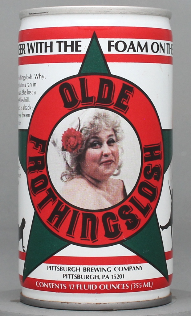 Olde Frothingslosh Beer 12 Oz Tab Top Can