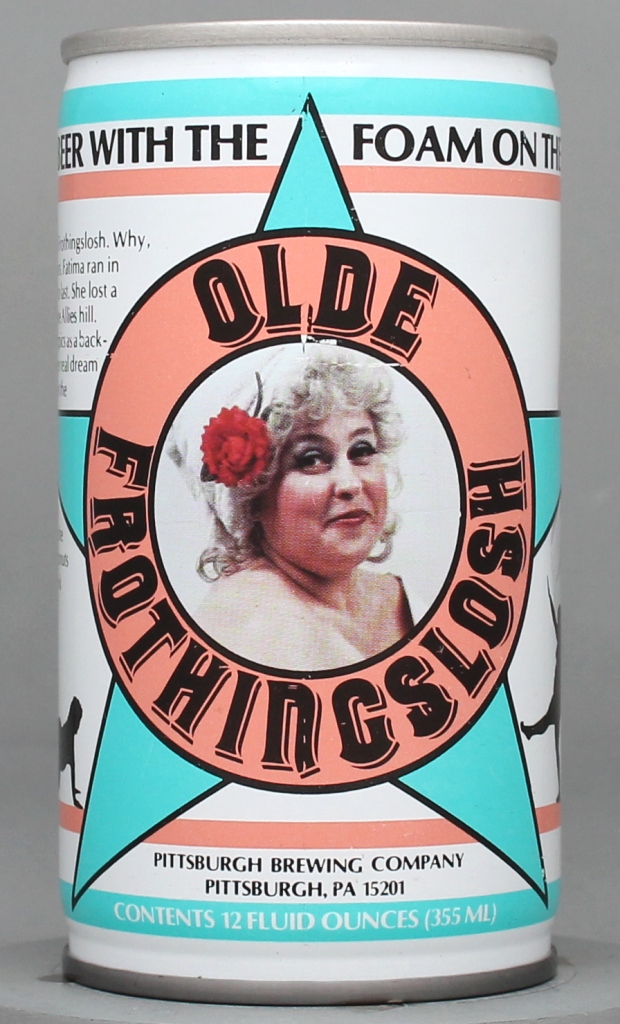 Olde Frothingslosh Beer 12 Oz Tab Top Can