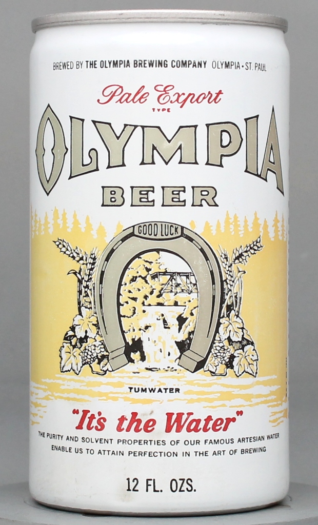 Olympia Pale Export Type Beer 12 Oz Tab/Bank Top Can