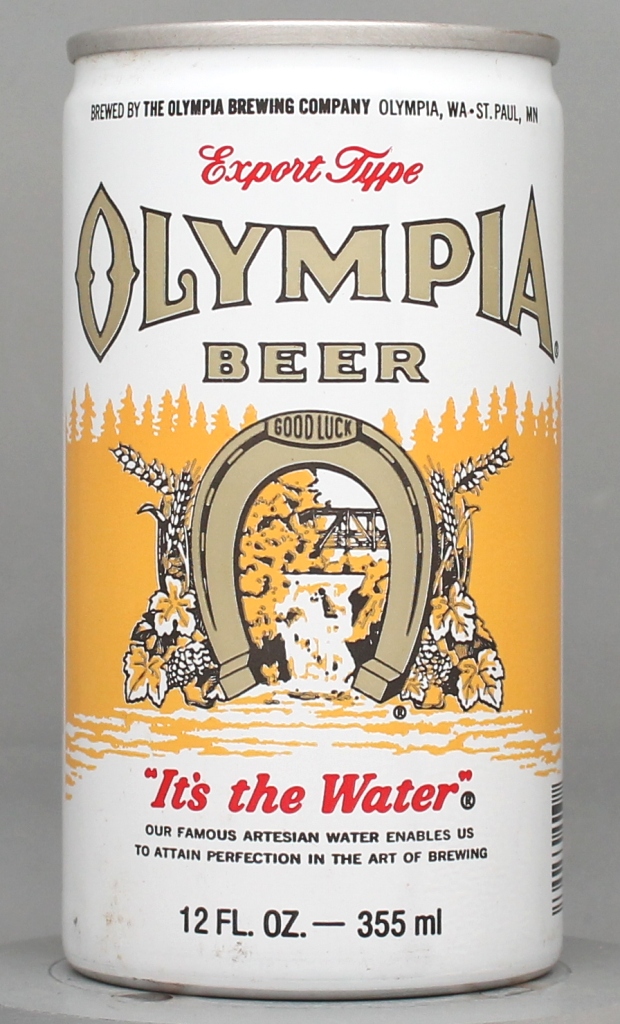 Olympia Export Type Beer 12 Oz Tab Top Can