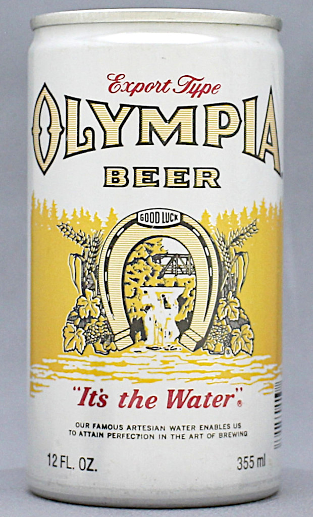 Olympia Export Type Beer 12 Oz Tab Top Can