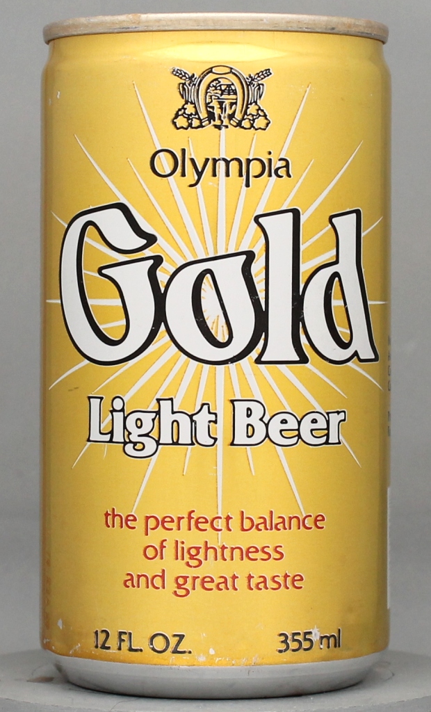Olympia Gold Light Beer 12 Oz Tab/Stay Top Can