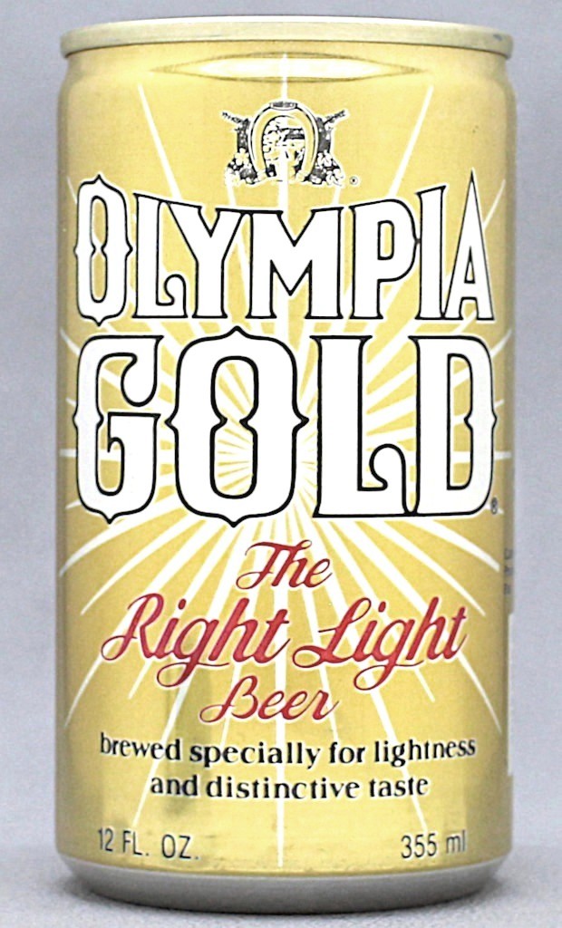 Olympia Gold The Right Light Beer 12 Oz Tab/Stay Top Can