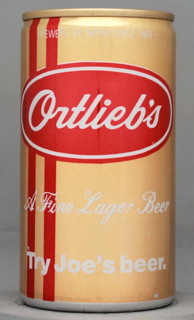 Ortlieb's Fine Lager Beer 12 Oz Tab Top Can