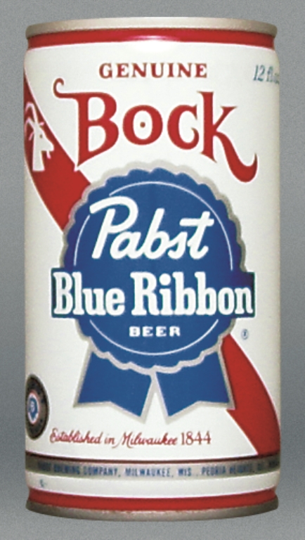 Pabst Blue Ribbon Bock 12 Oz Tab Top Can