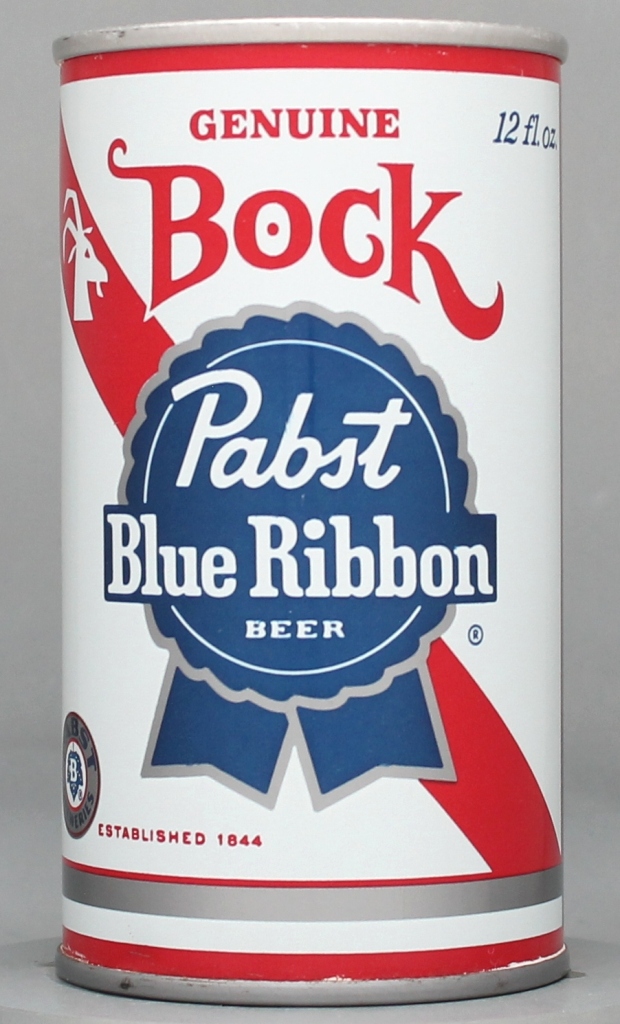 Pabst Blue Ribbon Bock 12 Oz Tab Top Can