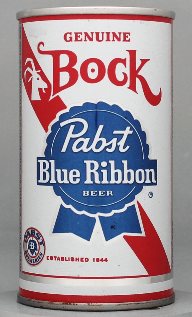 Pabst Blue Ribbon Bock 12 Oz Tab Top Can