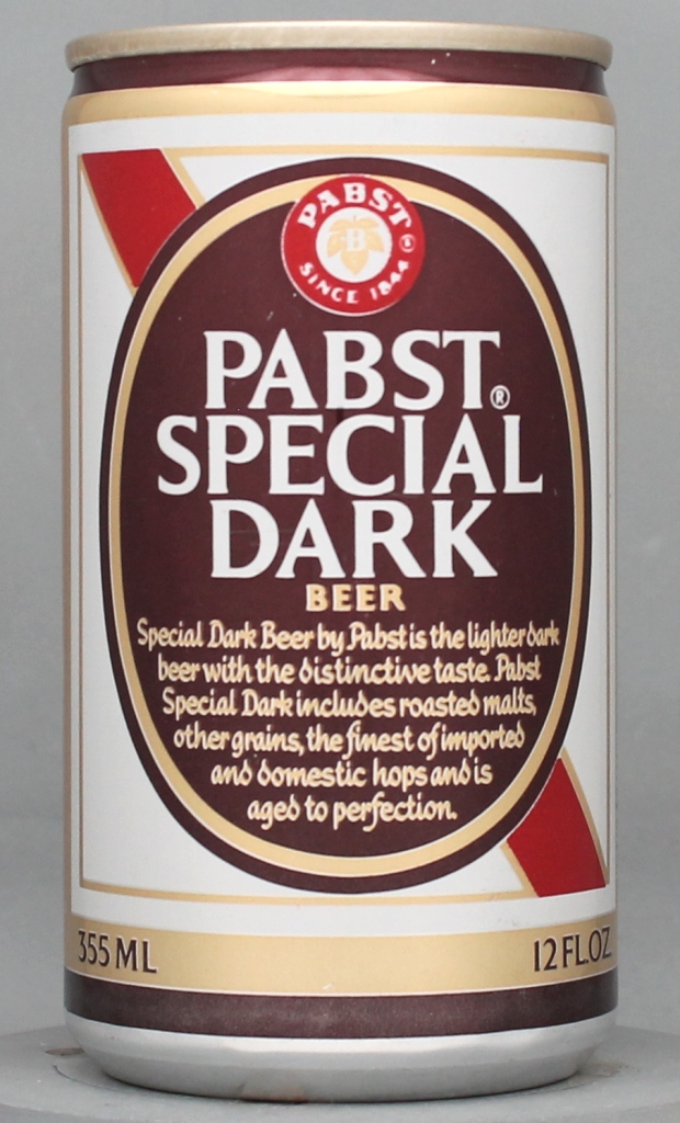 Pabst Special Dark Beer 12 Oz Tab Top Can