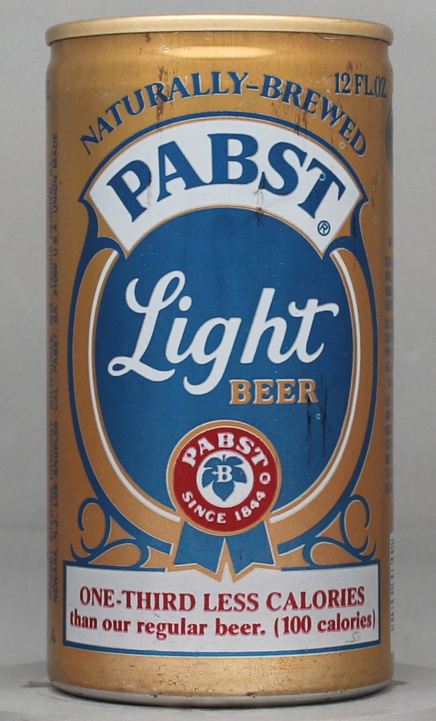 Pabst Light Beer 12 Oz Tab/Stay Top Can