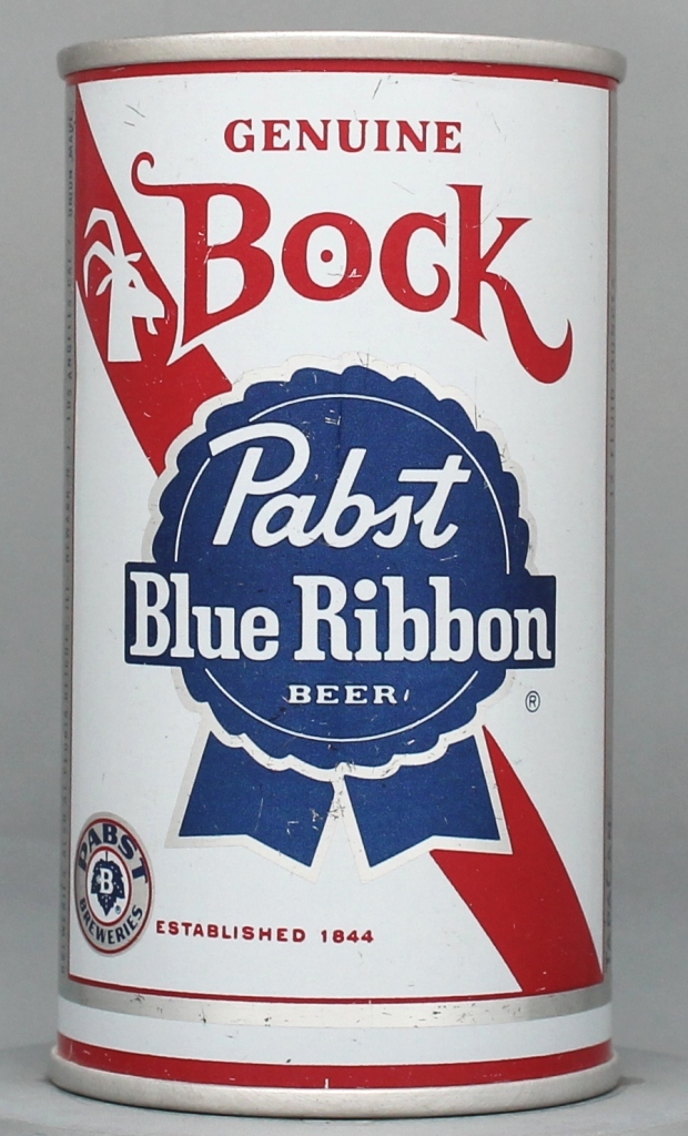 Pabst Blue Ribbon Bock 12 Oz Tab Top Can