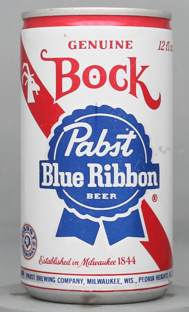 Pabst Blue Ribbon Bock 12 Oz Tab Top Can