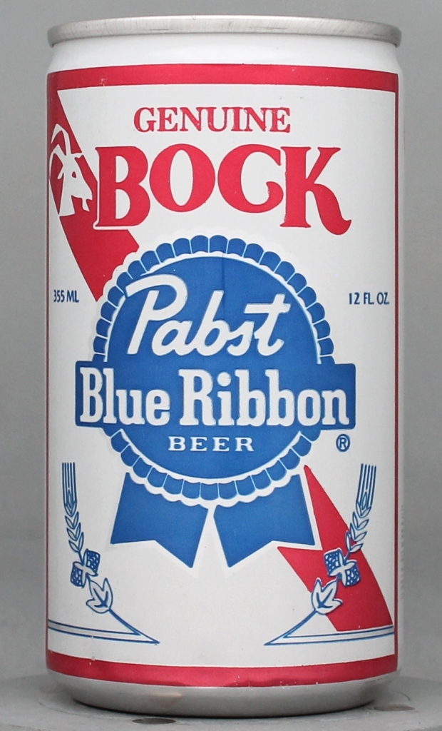 Pabst Blue Ribbon Genuine Bock 12 Oz Tab/Stay Top Can