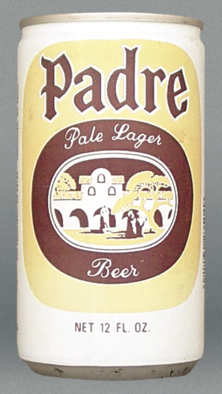Padre Pale Lager Beer 12 Oz Tab Top Can