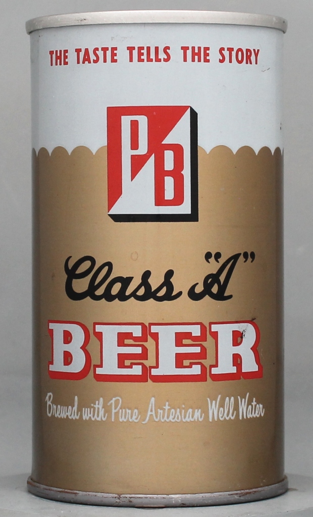 Pb Class "a" Beer 12 Oz Tab Top Can