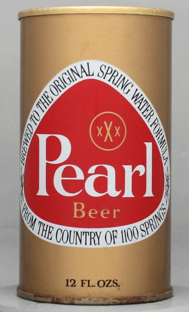 Pearl Beer 12 Oz Tab Top Can
