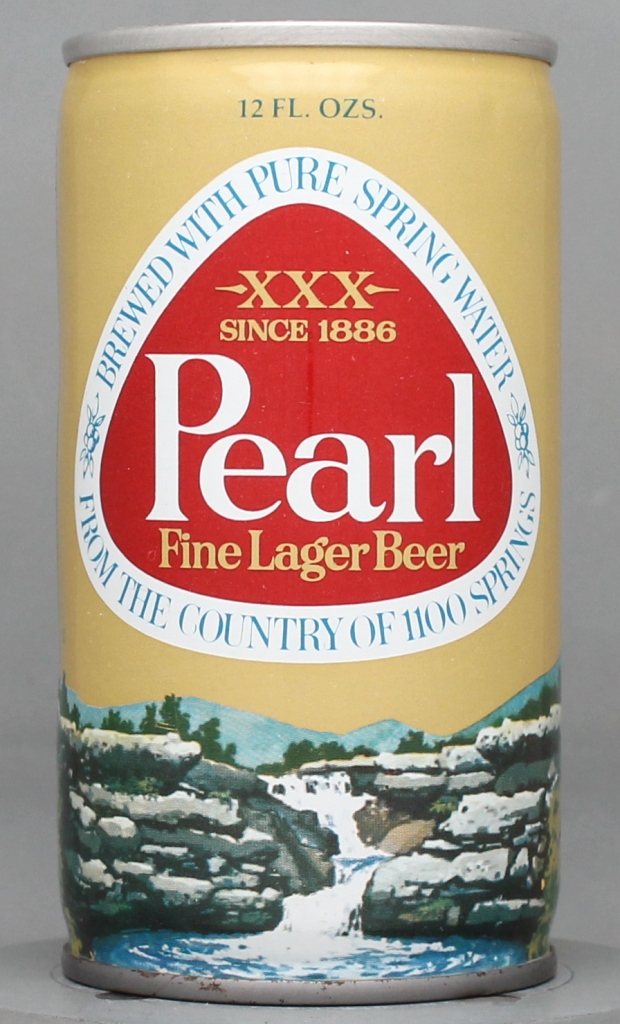 Pearl Fine Lager Beer 12 Oz Tab Top Can