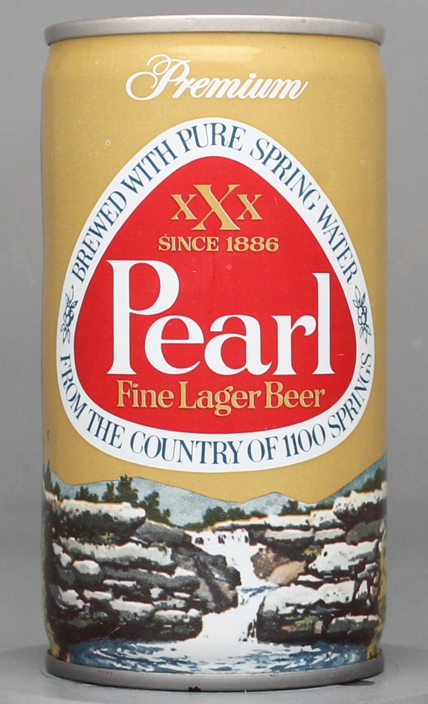 Pearl Fine Lager Beer 12 Oz Tab Top Can