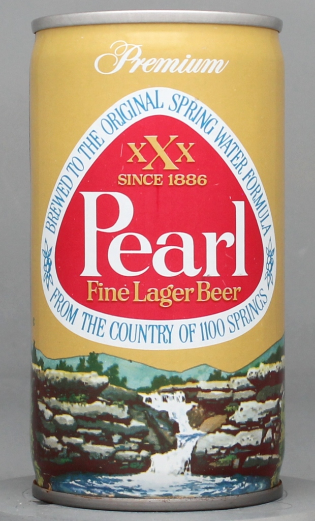 Pearl Fine Lager Beer 12 Oz Tab Top Can