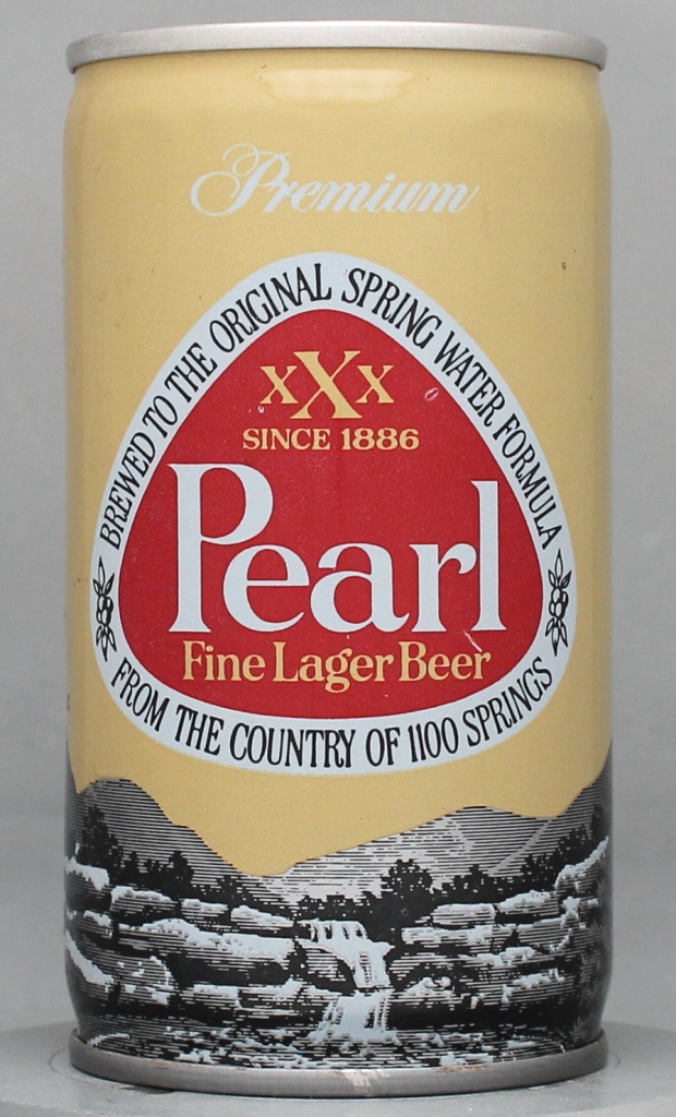 Pearl Fine Lager Beer 12 Oz Tab Top Can
